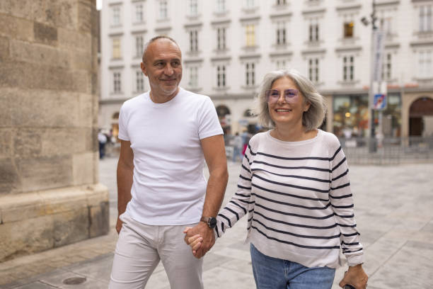istock Husband and wife in beautiful Vienna 2101320548
