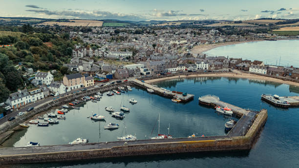 istock Cowie harbor Scotland 2101328625