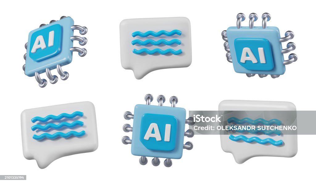 Central Processing Unit Warning Sign Set Of Isolated Objects On White ...