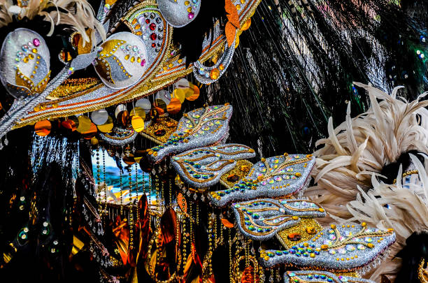 Traditional Carnival Venice mask with Colorful Decoration