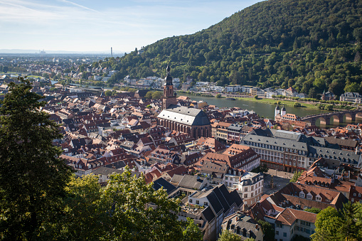 Aerial view of Heidelberg, Germany