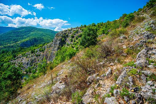 Landscape of  Stara Planina mountain in Serbia