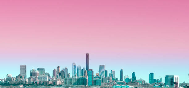 Skyscrapers on Manhattan, New York, USA.