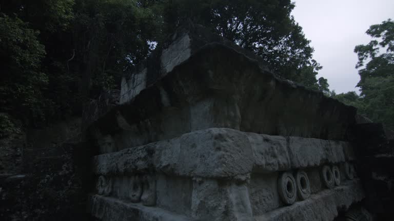 Temple Ruin Tikal in central america