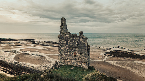 Greenan Castle is a 16th-century ruined tower house, southwest of Ayr in South Ayrshire, Scotland