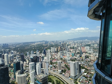 View from Petronas Twin Towers Top Floor