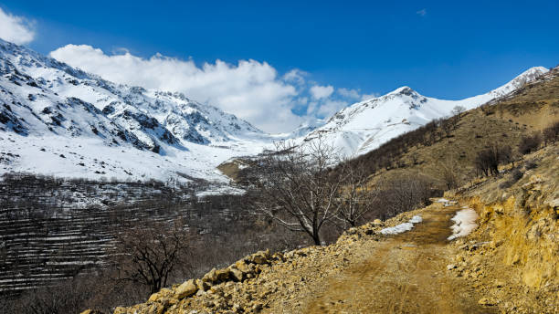 istock A beautiful view of Hawraman Takht (Uraman Takht) in winter 2101506647