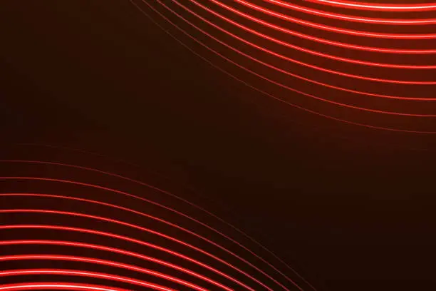 Vector illustration of Gradient Fiery Laser Glowing Abstract Background
