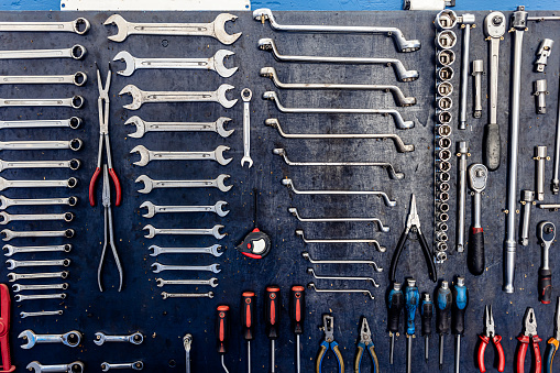 Photo of a Tools in Auto Service Repair Shop.