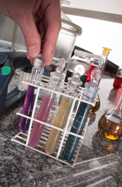 Chemical industry products with hands