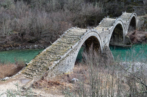 istock Old bridge in Zagori, Greece 2101590976