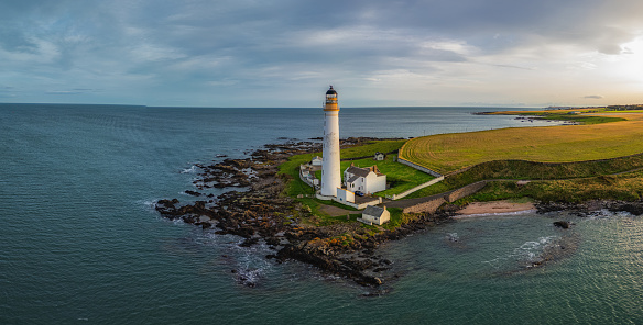 Scurdie Ness lighthouse Scotland