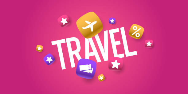 istock Conceptual poster sales and discounts of airplane tickets. 2101624037