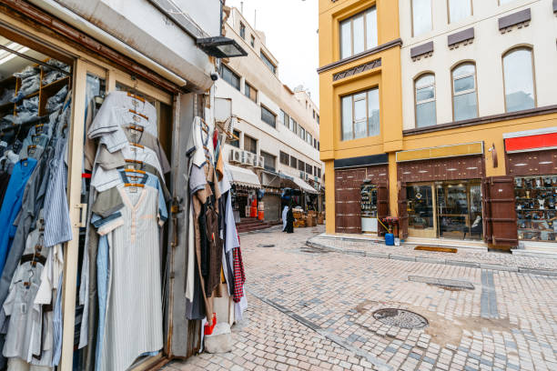 Souk Al-Mubarakiya in Kuwait City In Kuwait.
