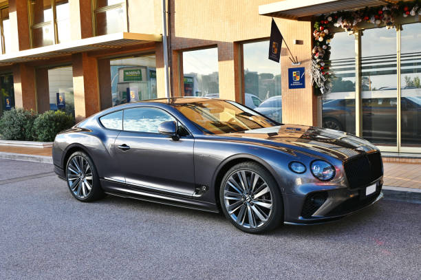 Monaco City, Monaco - December 20th 2023: Luxury cars on the street of Monaco