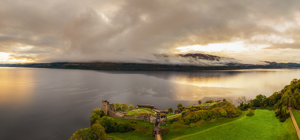 Urquhart Castle is a significant historical site located beside Loch Ness in the Highlands of Scotland. The castle ruins date from the 13th to the 16th centuries, though it was built on the site of an early medieval fortification.