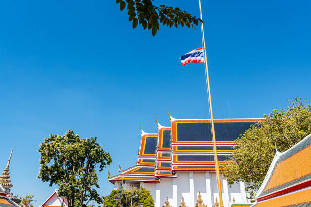Wat Pho (Temple of the Reclining Buddha) in Bangkok in Thailand.