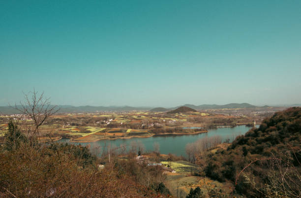 Rapeseed flowers are blooming.  Every spring, the rapeseed flowers in Hanzhong Basin bloom, welcoming many tourists.