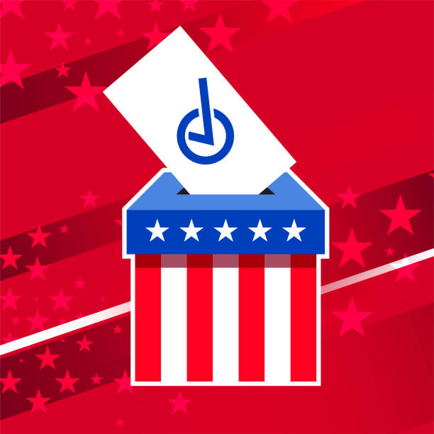 istock American flag ballot box and ballot paper thrown into it 2101851790