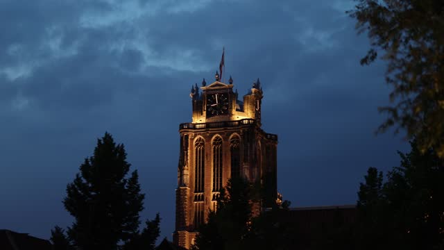 The Grote Kerk or Church of Our Lady is a medieval Protestant church in Dordrecht, the largest in the city and the second oldest. Cross-shaped basilica with an unfinished tower.