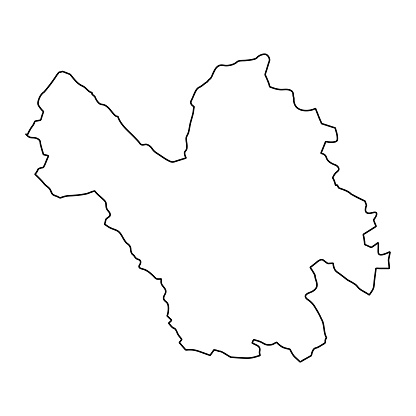 Lao Cai province map, administrative division of Vietnam. Vector illustration.