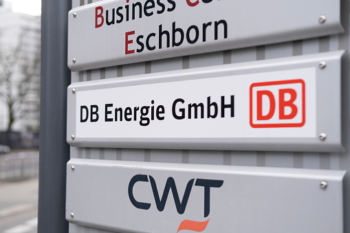 Business Center Eschborn, DB Energie GmbH, subsidiary of Deutsche Bahn AG, CWT, Modern Office building, Coworking space, Flexible workspace in Frankfurt, Germany - February 10, 2024