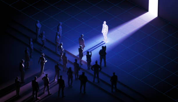 istock Portal In The Metaverse. Digital Personalization Concept 2101896307