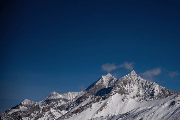 Snow-capped mountains in Tibet