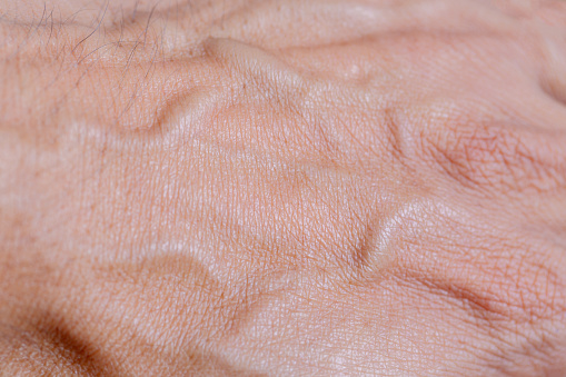 Macro human hand skin,Macro human hand texture,The texture of the skin of a human hand.