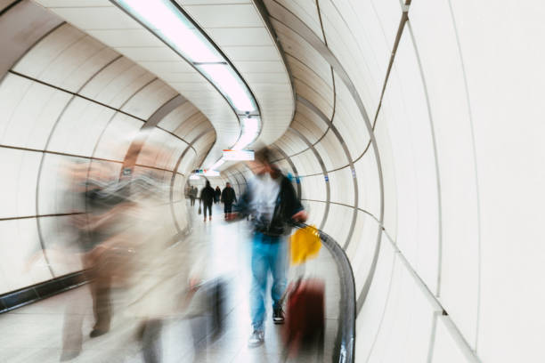istock Busy commuters rushing on the subway 2101955630