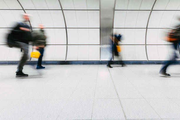 istock Busy commuters rushing on the subway 2101956167