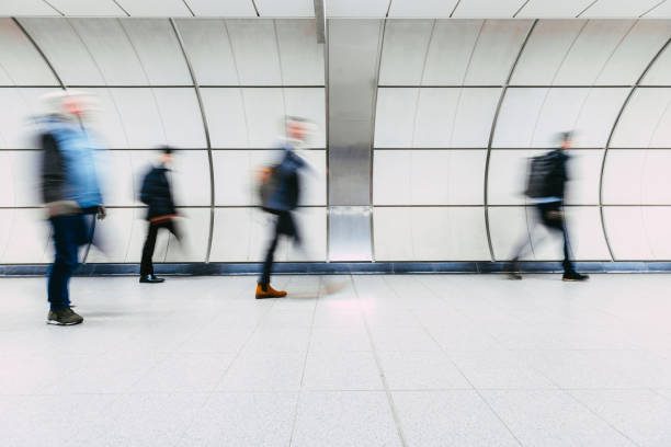 istock Busy commuters rushing on the subway 2101956174