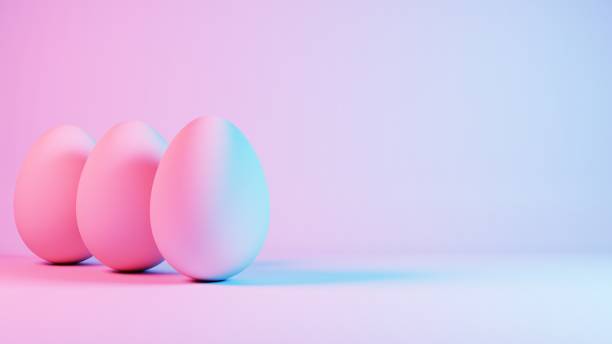 istock minimalist Easter egg design with a sleek glass texture, offering a contemporary and elegant take on traditional holiday decor. 2102023137