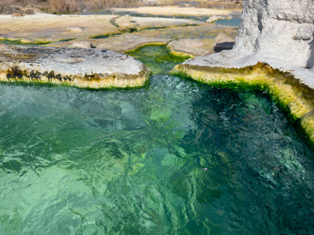 istock The first source of hot water and the thermal pool 2102181680