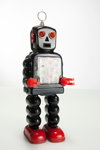 old robot toy