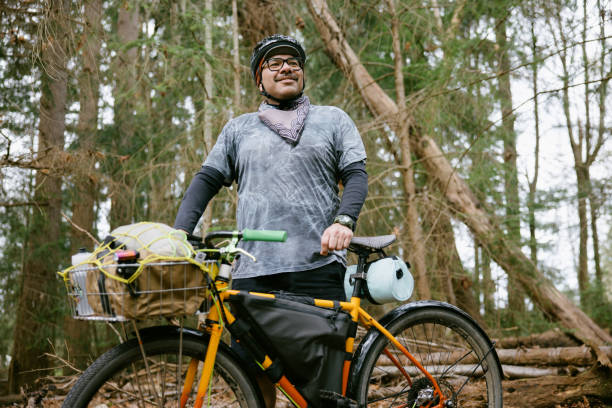istock Bikepacking Cycle Tourism 2102253284