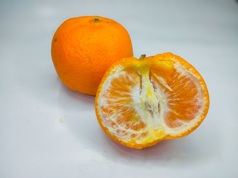 Photo of a cut orange
