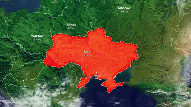 UKRAINE Zoom Map 2D