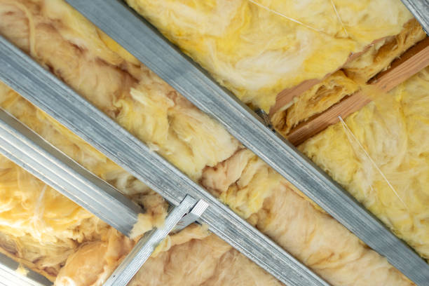 istock attic insulation with mineral wool 2102287495