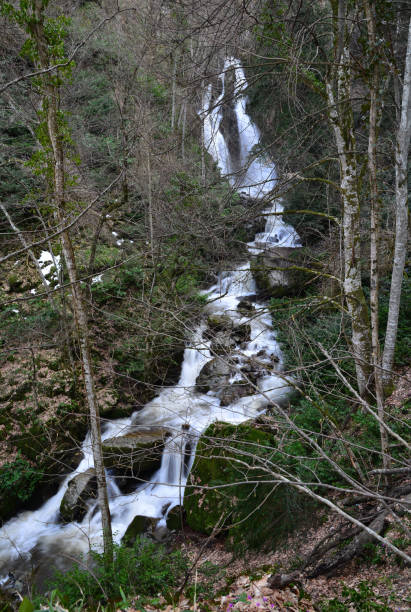 istock Oylat Waterfall in Inegol, Turkey 2102296361
