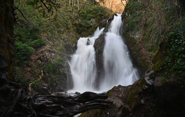 istock Oylat Waterfall in Inegol, Turkey 2102297486