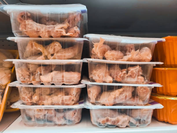 istock The chilled chicken neck on the shelf is not 2102315910