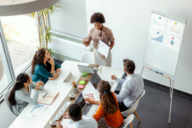 istock An engaging meeting is a productive one 2102481537