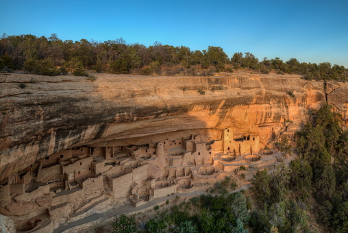 Scenic landscapes of Mesa Verde National Park in Colorado.