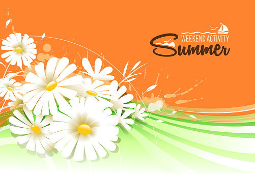 Drawn of vector enjoy flower season. This file of transparent and created by illustrator CS6