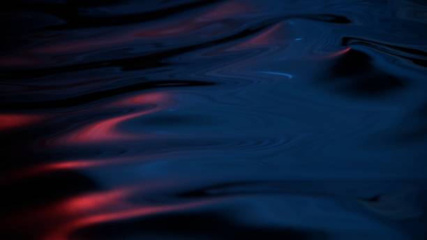 istock Elegant Pink Blue Abstract Liquid Water Mock-Up Background 2102524448