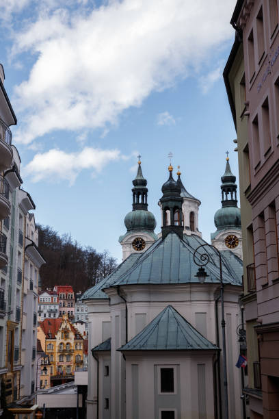 Karlovy Vary, Czech Republic, February 2024, architecture of the Czech Republic
