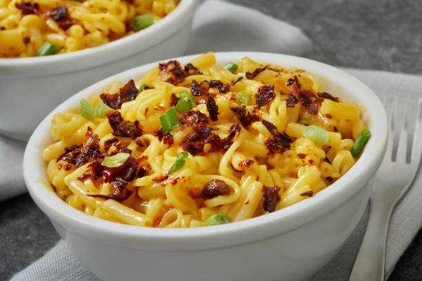 istock Trending Mac and Cheese Ramen with Chili Crunch Oil 2102578544
