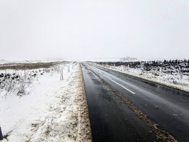 istock Walking around Cheesden in Lancashire, in the snow 2102581748