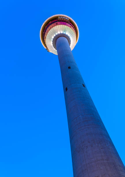 istock Calgary Tower in the evening Calgary, Alberta 2102594301